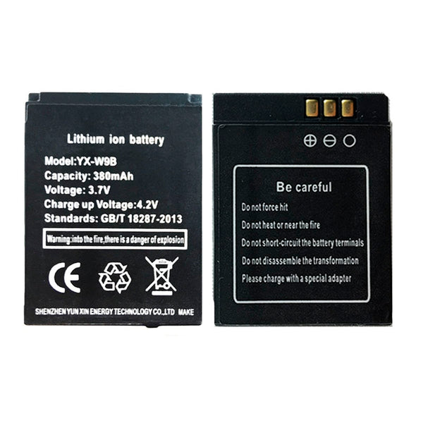 Batería Litio YX-W9B 380mAh 3,7V