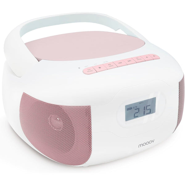 Radio Metronic Mooov 477185 Radio FM/USB/microSD/CD con Bluetooth Rosa Usado *