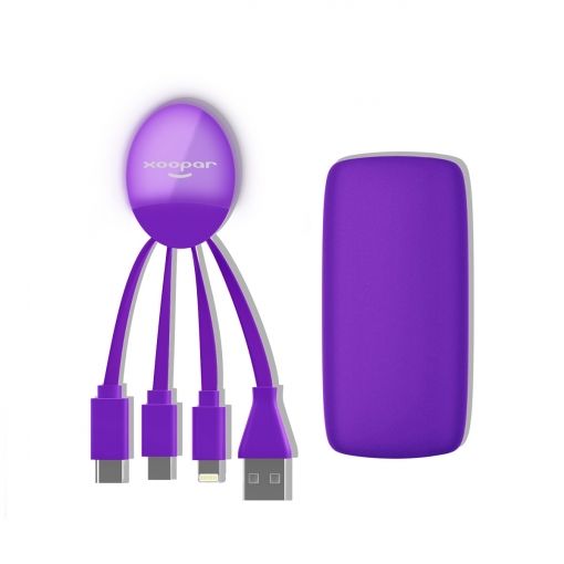 Batería portátil POWERBANK 5000 mAh+cable de carga compatible todos los móviles