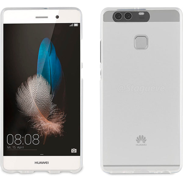 Funda Muvit Cristal Soft para Huawei P9 transparente.