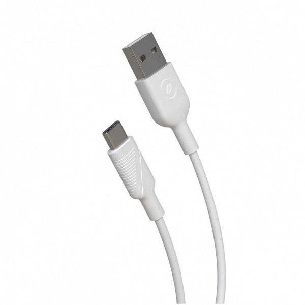 Cable Muvit for Change USB a Tipo C 3A 1.2m blanco.