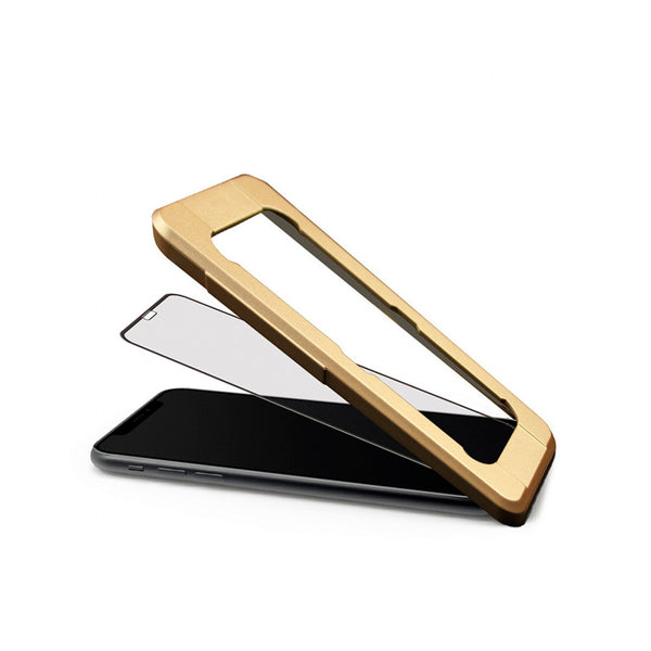 Tiger Glass+ Muvit para Apple iPhone XS Max vidrio templado curvo con aplicador