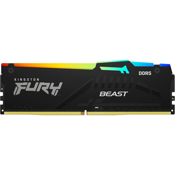 Módulo de memoria RAM Kingston FURY Beast Negro RGB 16GB 5200MT/s DDR5 CL40 DIMM