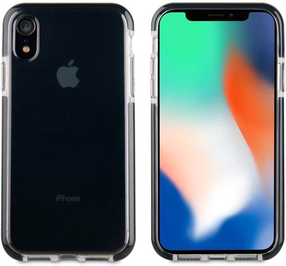 Funda Muvit Tiger Soft para iPhone XR Transparente (NUEVO).