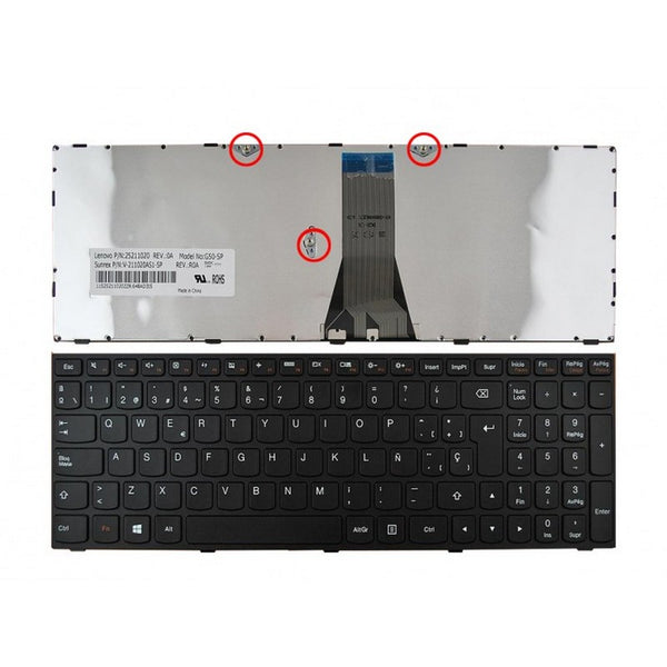 Teclado para Portátil Lenovo Ideapad en español(ñ) Usado