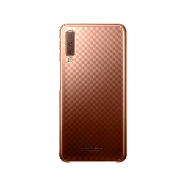 Funda original Samsung Gradation Cover dorado para Samsung Galaxy A7