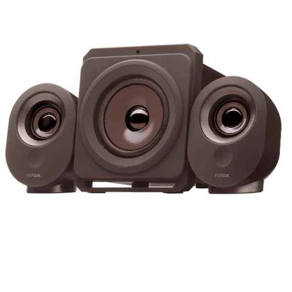 Altavoces Nilox 2.1 PC 35W Usado **Tiene la membrana del subwoofer hundida**