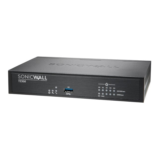 Cortafuegos de seguridad de red VPN SonicWall TZ300 APL28-0B4 Usado