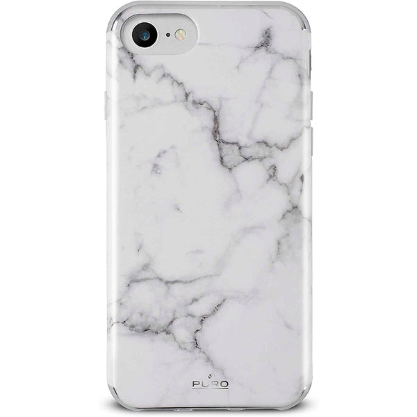 Funda Puro IPC747MARBLEWHI para Apple iPhone 6/6s/7/8 (4,7») Marmol Blanco