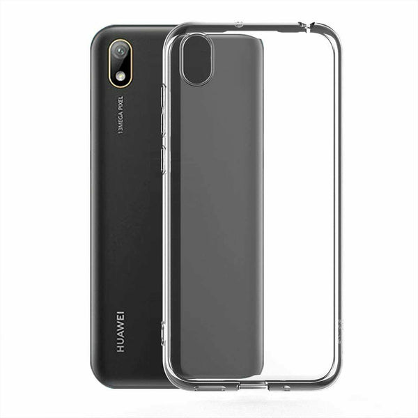 Pack Muvit Huawei Y5 2019 Funda Cristal Soft transparente+protector pantalla.