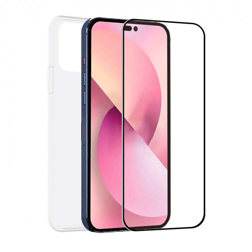 Pack Muvit for Change Apple iPhone 14 Pro MAX funda cristal soft+protector