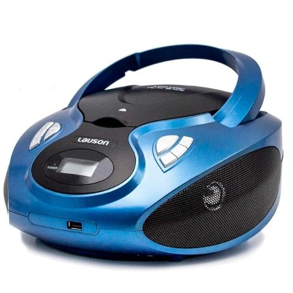 Reproductor CD Lauson CP636 – Boombox con USB y Radio Azul