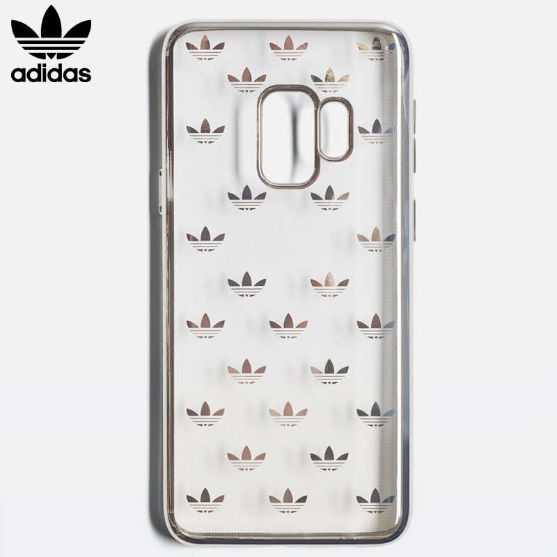 Funda Licencia Adidas para Samsung G960 Galaxy S9 Transparente Plata.