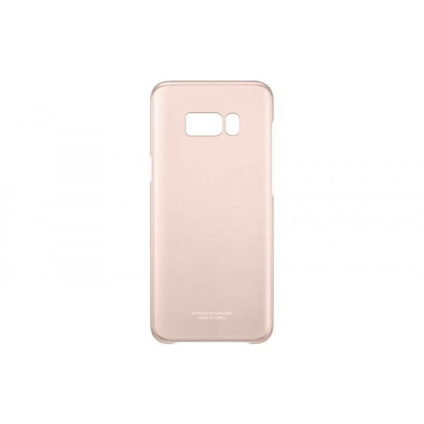 Funda original Samsung Clear Cover para Samsung Galaxy S8+ Rosa.