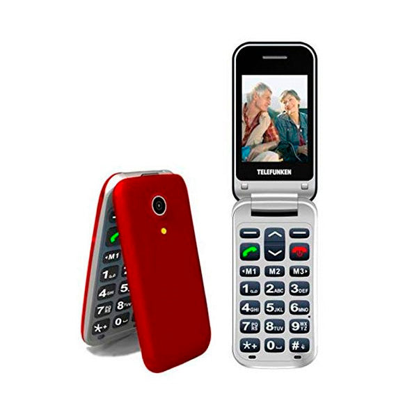 Teléfono Móvil Telefunken TM210 IZY rojo