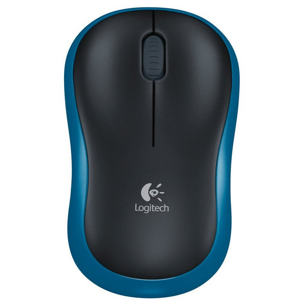 Logitech M185 Ratón inalámbrico Azul Usado