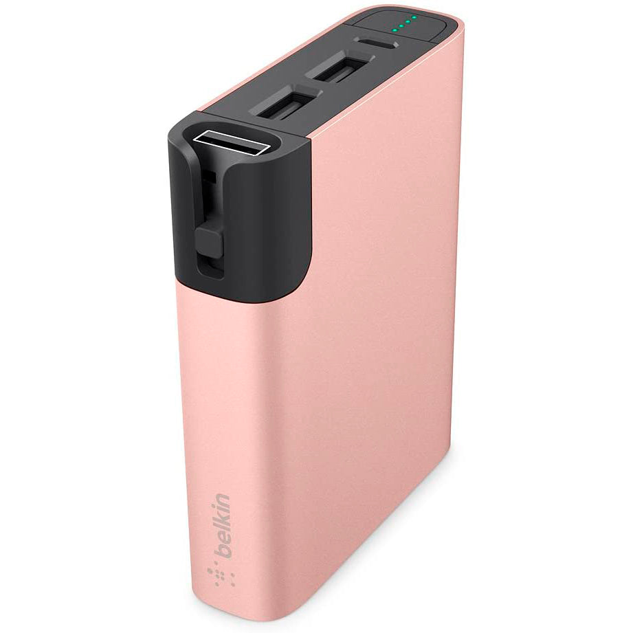 Power Bank Belkin F8M992BTC00 – Batería externa metálica 6600mAh Rosa.