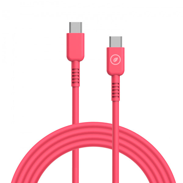Cable Muvit for Change Tipo C a Tipo C 3A/60W 1.2m magenta