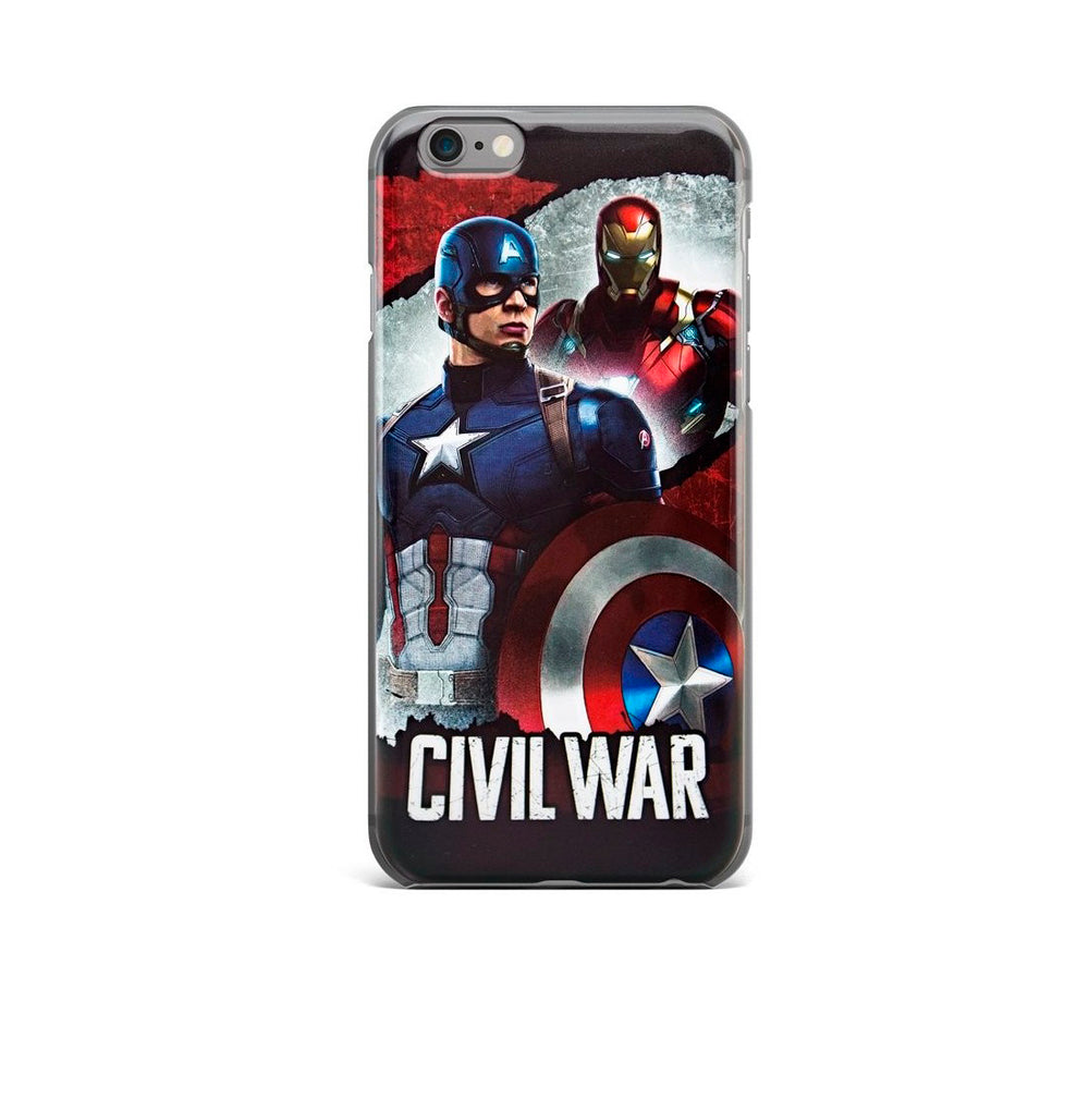 Carcasa TPU iPhone 6 / 6s Licencia Marvel Civil War