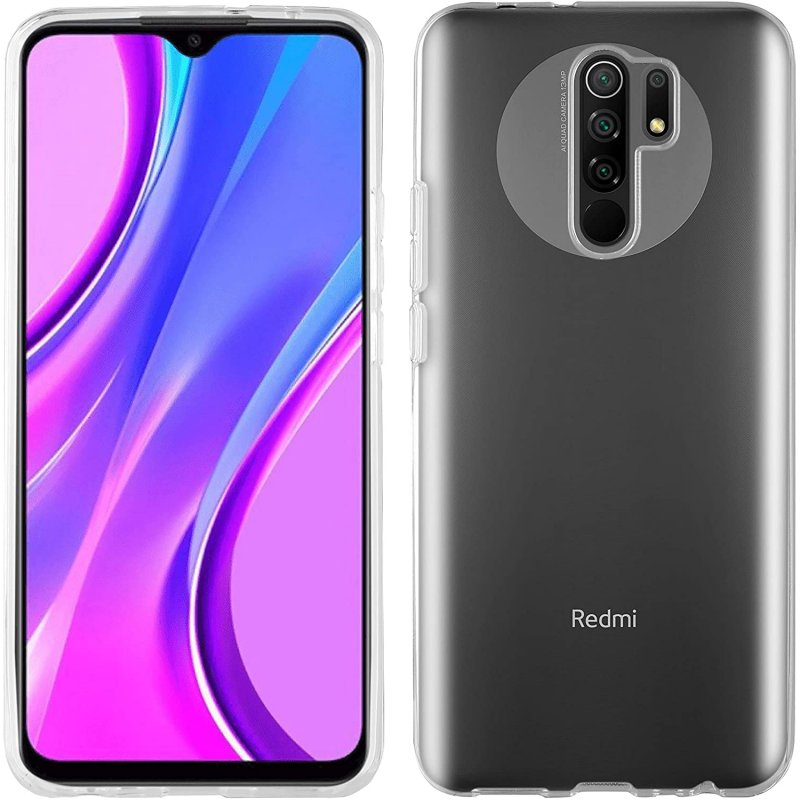 Funda Muvit for change para Xiaomi Redmi 9 recycletek transparente.
