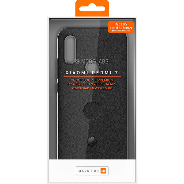 Pack Carcasa y Cristal Templado Xiaomi Redmi 7