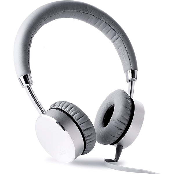 Cascos estéreo Puro PUCE006 con micrófono y On/Off color gris