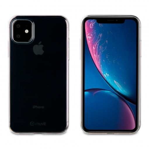 Funda Muvit Cristal Soft Apple iPhone 11 ultra fina transparente