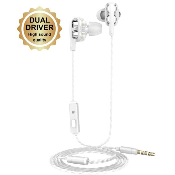 Auriculares Muvit M1i+ 3,5 mm blanco