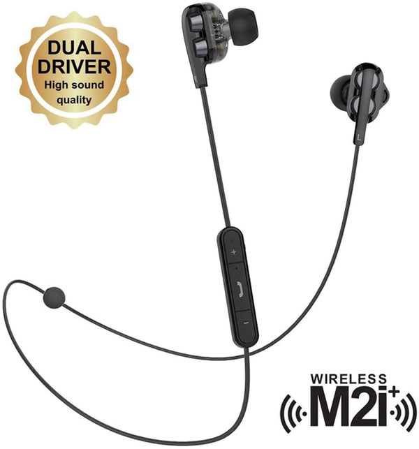 Auriculares Muvit M2i+ bluetooth inalámbrico con sistema dual driver (NUEVO)