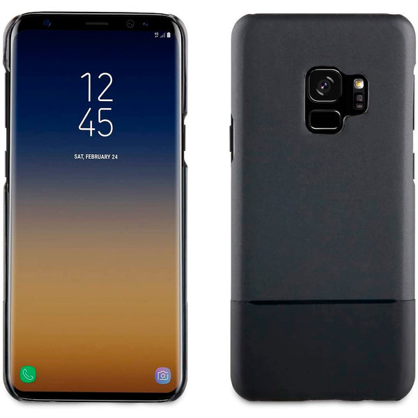 Carcasa Muvit Doble Skin Edición Premium para Samsung Galaxy S9 Negro.