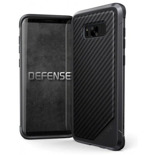 Funda Xdoria Defense Lux Carbono para Samsung Galaxy S8 plus negra.