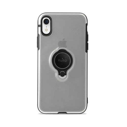 Funda Puro con soporte magnético para Apple iPhone XR transparente