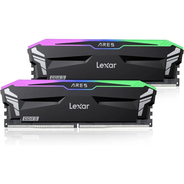 Módulo de memoria RAM Lexar ARES RGB DDR5 6400Mhz 32GB 2x16GB CL32
