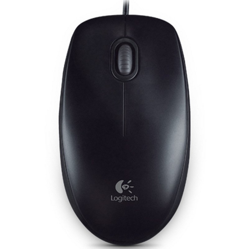 Logitech B100 OEM Ratón Óptico Negro Usado