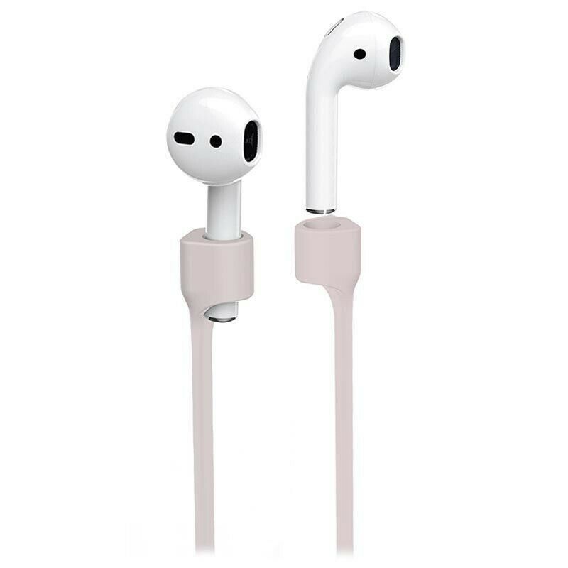 Correa de Silicona Puro para Air pods color rosa.
