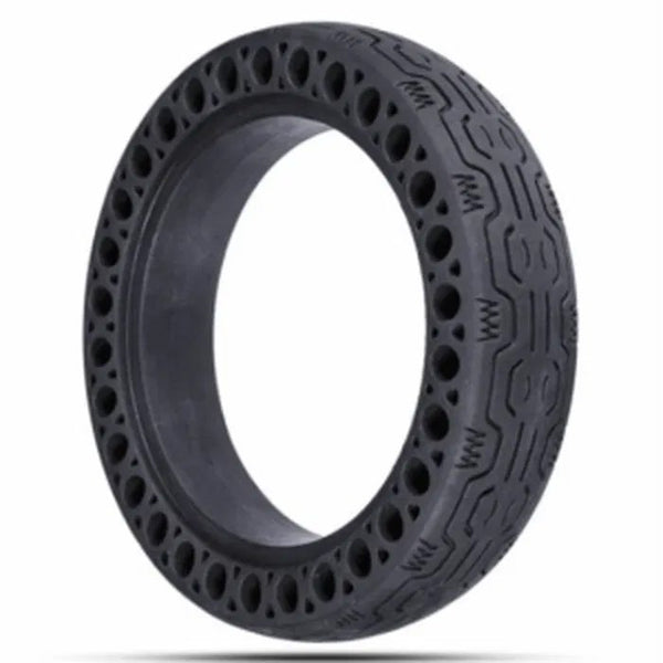 Rueda Maciza para patinete de 8,5″ Quick Media M-14C Dibujo nido de abeja Negra