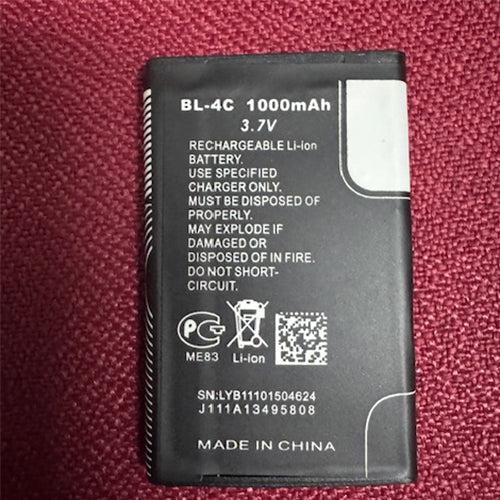 Batería de recambio BL-4C 1000mAh 3.7V