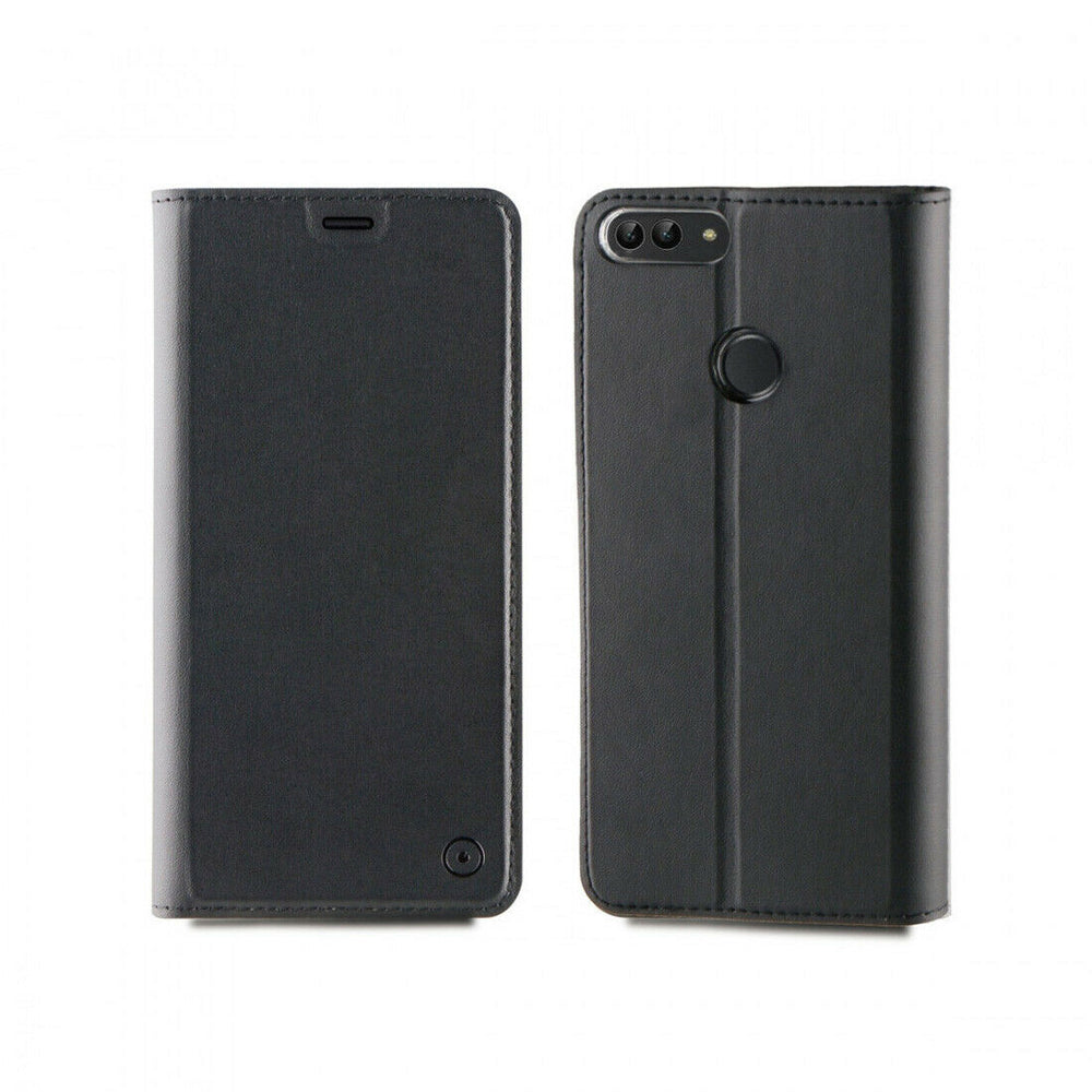 Funda Muvit Folio para Huawei P Smart función soporte + tarjetero negra.