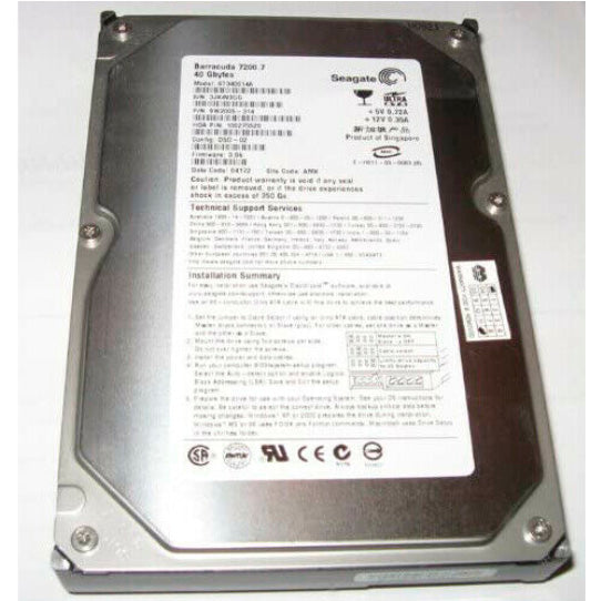 Disco Duro Seagate Barracuda 650GB IDE ATA 7200RPM 3,5» ST3650640A Usado.
