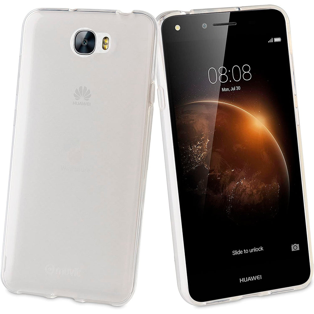 Funda Muvit Crystal Soft para Huawei Y6 II Compact transparente