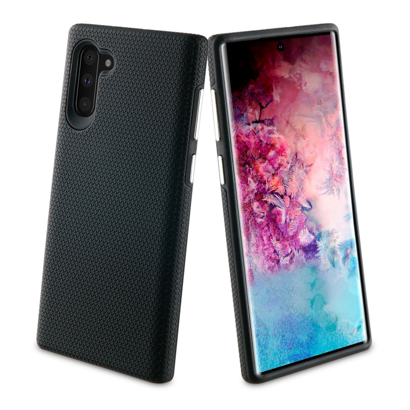 Funda Muvit Tiger Triangle Samsung Galaxy Note 10/10 5g shockproof 1,2m negra.