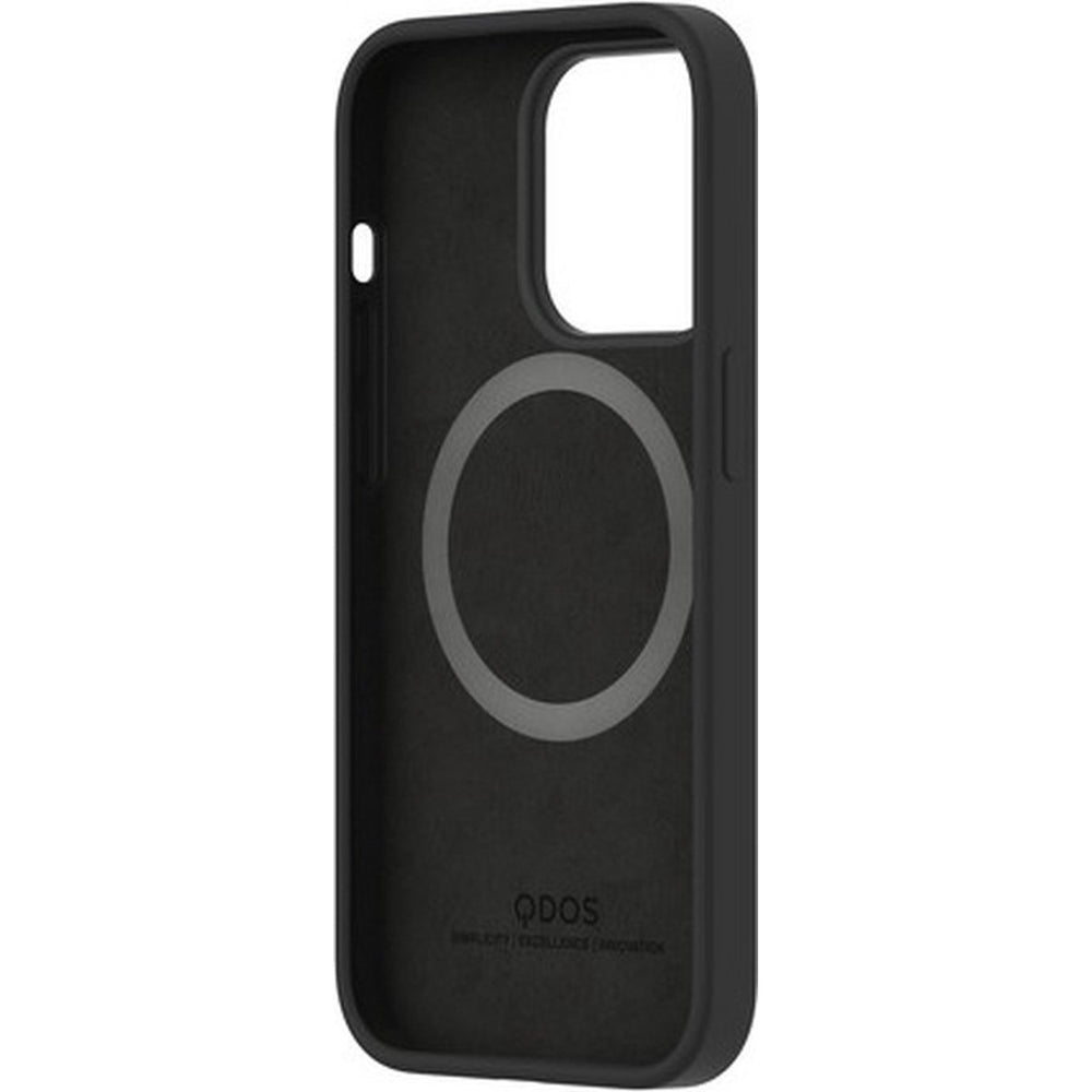 Funda touch pure QDOS con cierre a presión para Apple iPhone 14 Pro negra