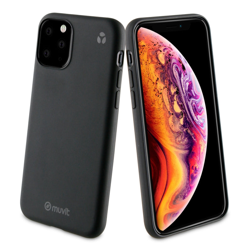 Funda Muvit for Change para Apple iPhone 11 Pro recycletek negra.