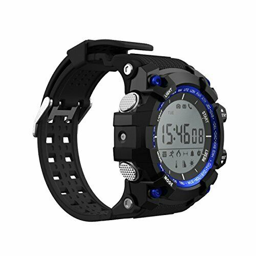 Reloj inteligente deportivo Sport Time Muvit iO Negro/Azul