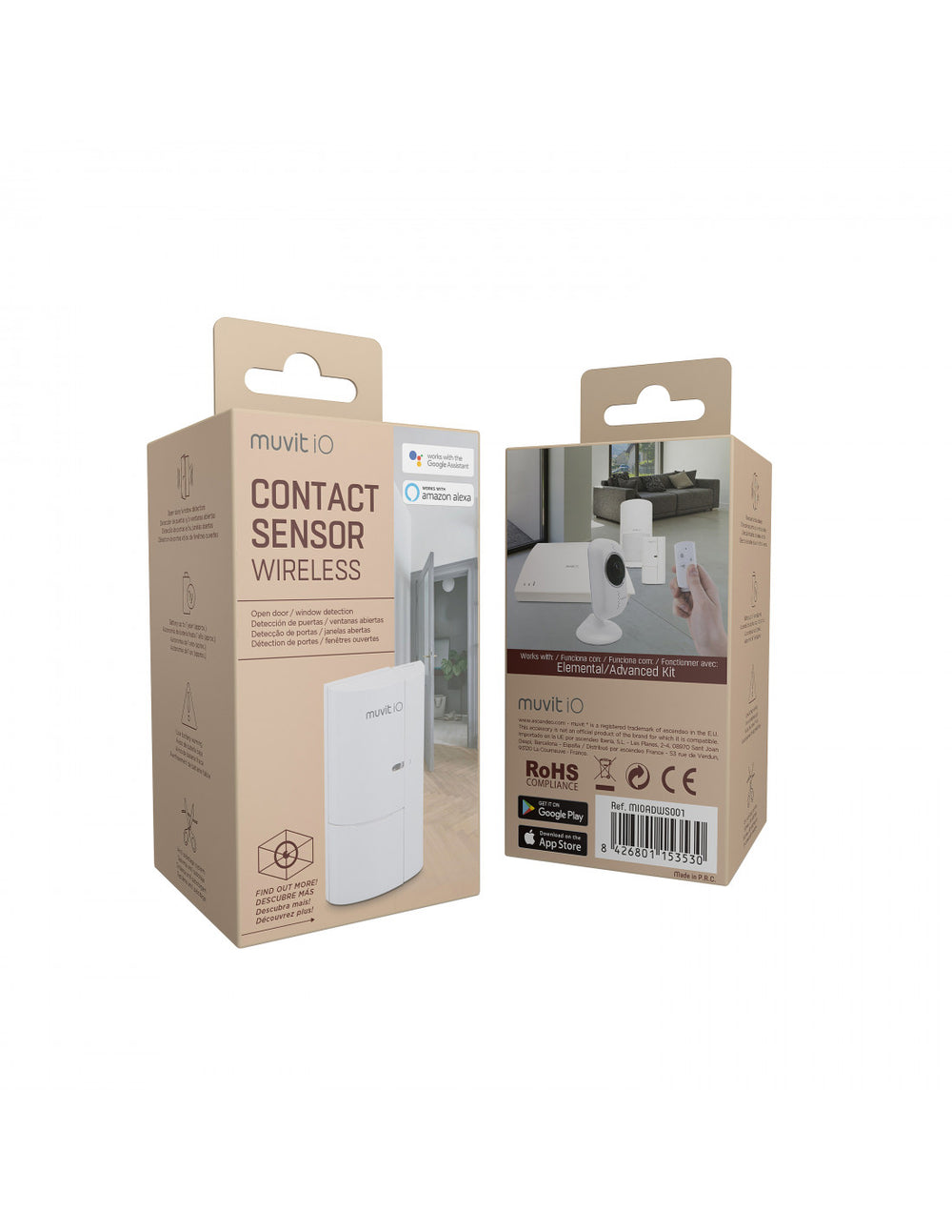 Sensor de contacto para Puerta/Ventana Muvit (NUEVO)