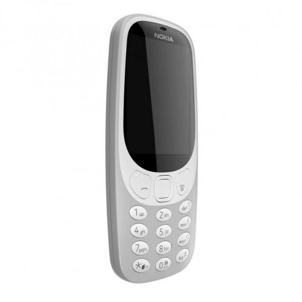 Teléfono Móvil Nokia 3310 2,4″ Gris Libre Usado *Batería ligeramente hinchada*