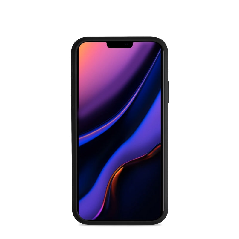 Funda Puro silicona con microfibra para Apple iPhone 11 Pro icon negra