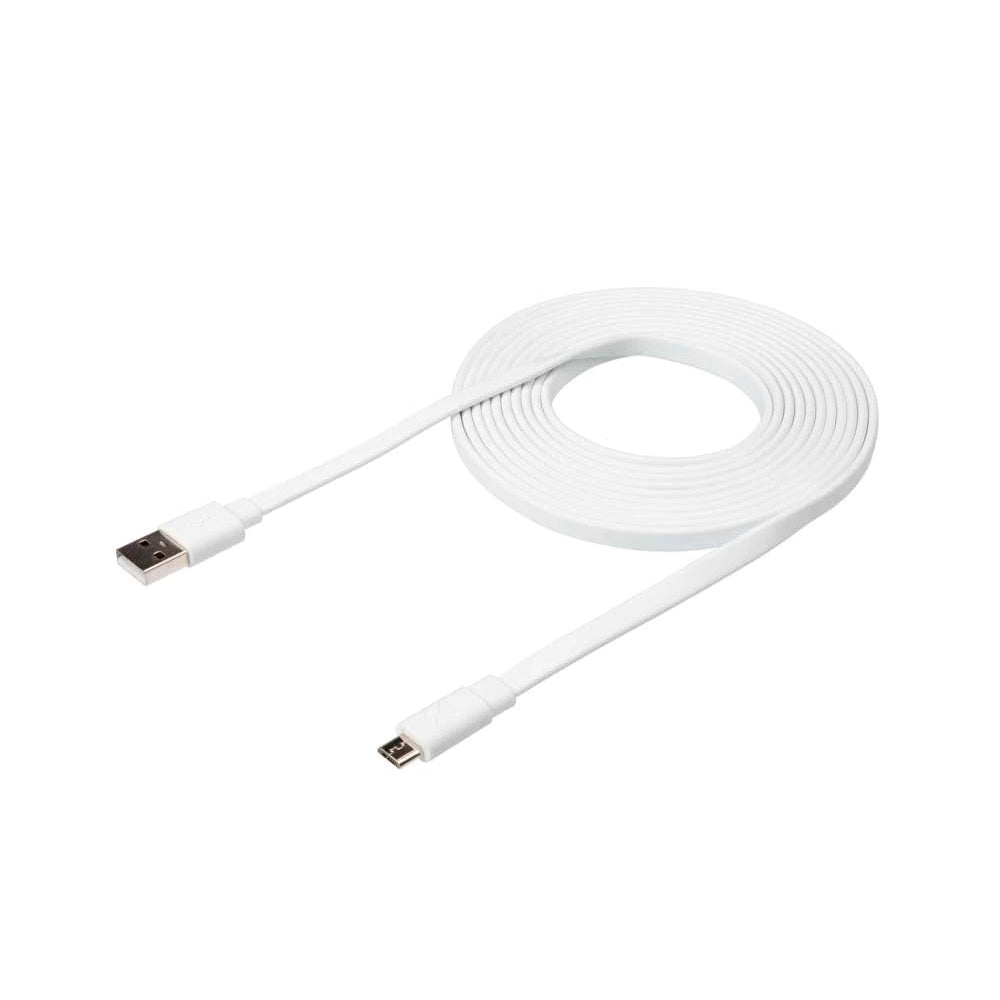 Cable plano XTorm USB A a Micro-USB 3 metros blanco