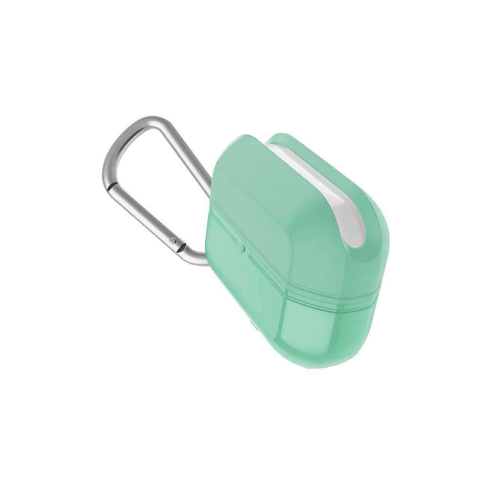 Estuche X-Doria Defense Journey para Air pods Pro menta.