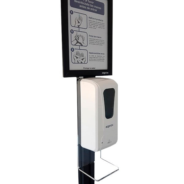 Dispensador Automático de Gel con Soporte Approx Capacidad 1000ml negro